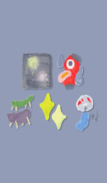 [LINE着せ替え] 夏色の着せかえ1の画像1