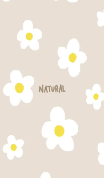 [LINE着せ替え] 北欧風 白い花23の画像1