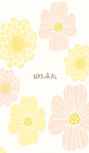 [LINE着せ替え] くすみカラー 可愛い花14の画像1