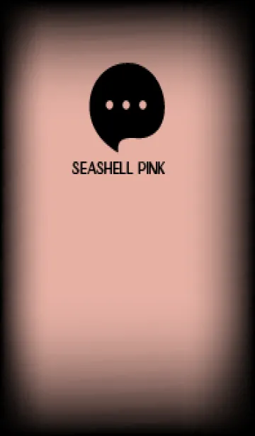 [LINE着せ替え] Black & Seashell Pink Theme V4 (JP)の画像1