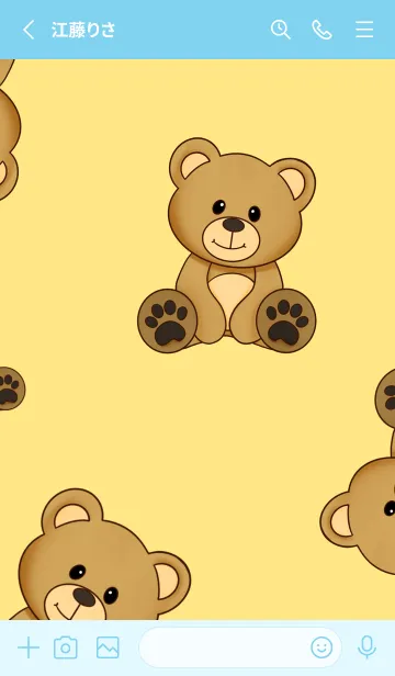 [LINE着せ替え] The bears careの画像2