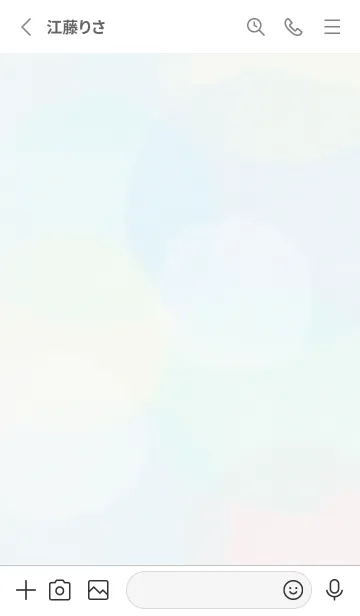 [LINE着せ替え] 水玉♡グレー01_1の画像2