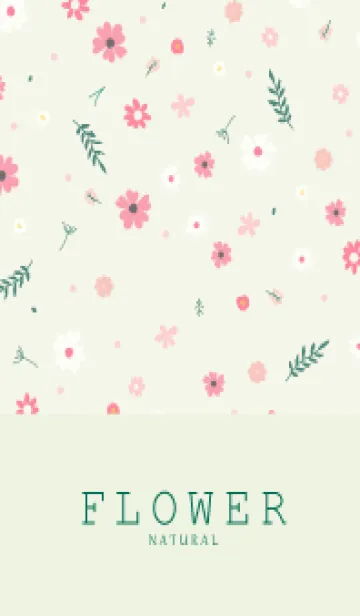 [LINE着せ替え] FLOWER GREEN -NATURAL-10の画像1