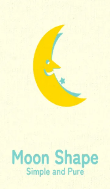 [LINE着せ替え] 月型の着せかえ 黄色の画像1