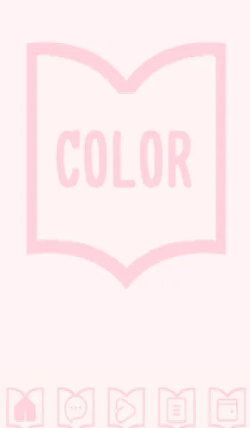 [LINE着せ替え] pink color Q33の画像1