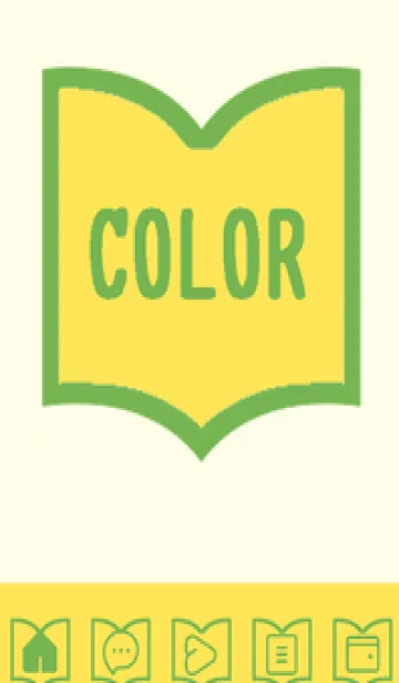 [LINE着せ替え] yellow color Q32の画像1