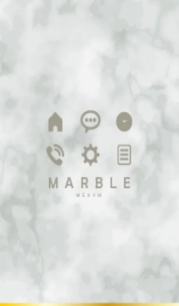 [LINE着せ替え] MONOTONE MARBLE-ICON 18の画像1