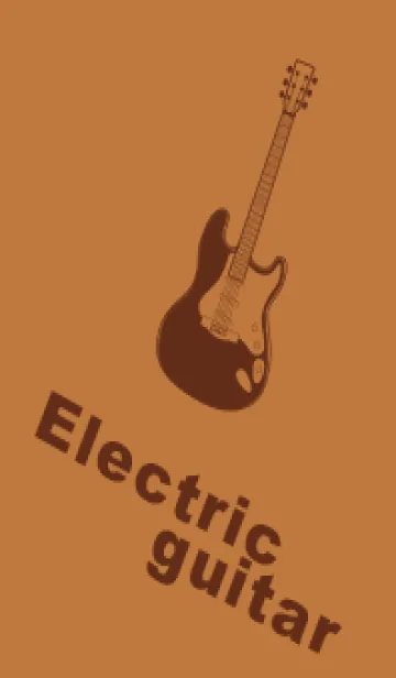 [LINE着せ替え] ELECTRIC GUITAR CLR タンの画像1