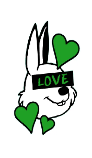 [LINE着せ替え] ラブ ラビット 45の画像1