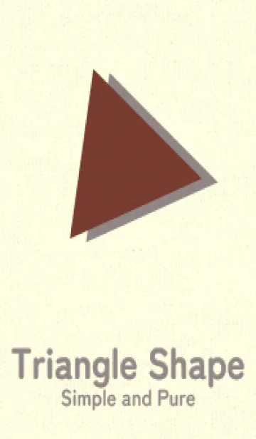 [LINE着せ替え] 三角型の着せかえ 海老茶の画像1