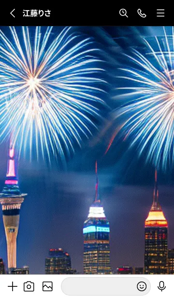 [LINE着せ替え] 夏夜のカケラ#HL09。の画像2