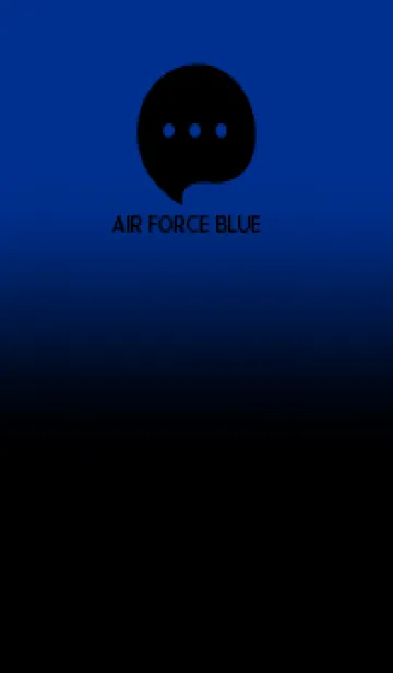 [LINE着せ替え] Black & Air Force Blue Theme V.4 (JP)の画像1