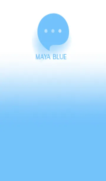 [LINE着せ替え] Maya Blue & White Theme V.4 (JP)の画像1