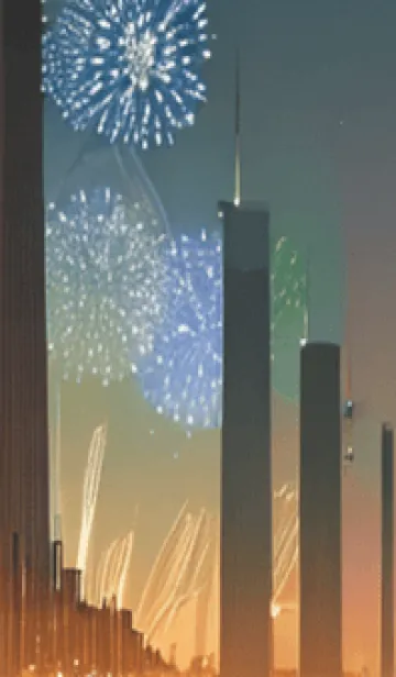 [LINE着せ替え] 夏夜のカケラ#HM09。の画像1