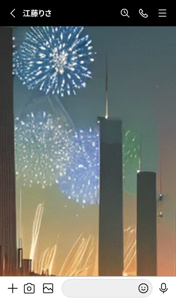 [LINE着せ替え] 夏夜のカケラ#HM09。の画像2