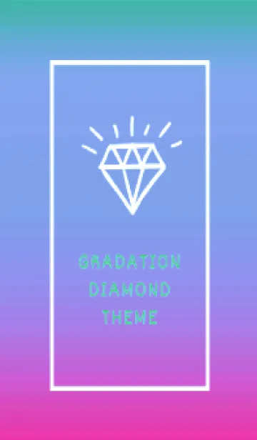 [LINE着せ替え] グラデーション ダイアモンド  279の画像1