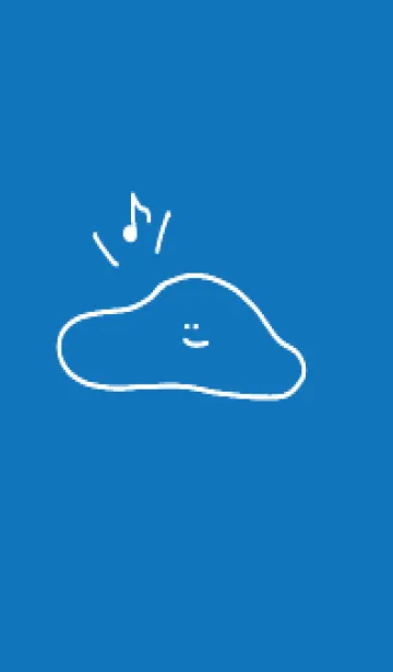 [LINE着せ替え] 適当着せかえ(青)の画像1