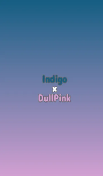 [LINE着せ替え] 藍色★くすみピンク.TKCの画像1