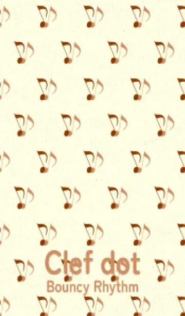 [LINE着せ替え] Clef dot 褐色の画像1