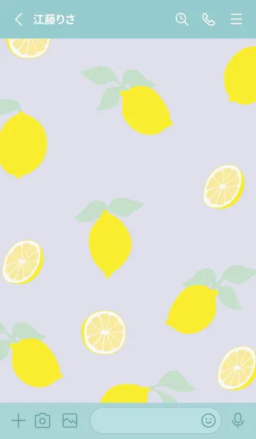 [LINE着せ替え] オシャレ レモン21の画像2