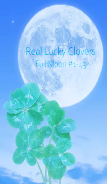 [LINE着せ替え] Real Lucky Clovers Full Moon #1-43の画像1