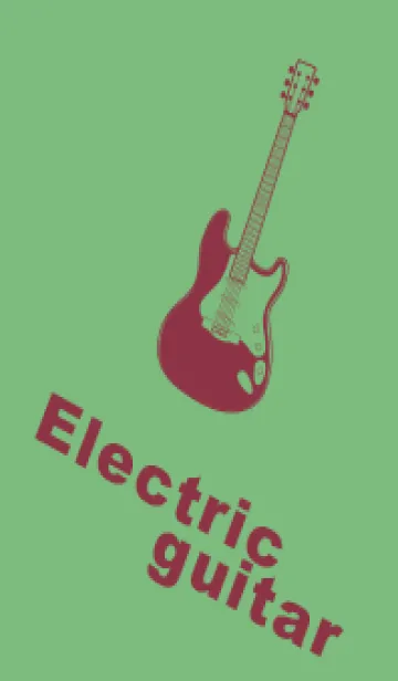 [LINE着せ替え] ELECTRIC GUITAR CLR 浅葱鼠の画像1