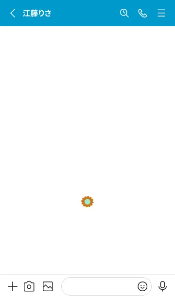 [LINE着せ替え] ミニ フラワー __17の画像2