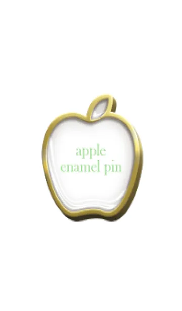 [LINE着せ替え] apple Enamel Pin 12の画像1