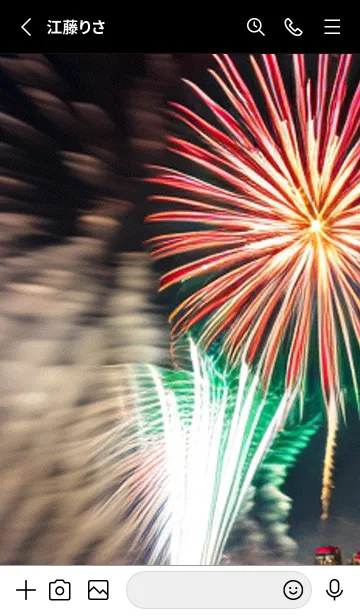 [LINE着せ替え] 夏夜のカケラ#HN022。の画像2