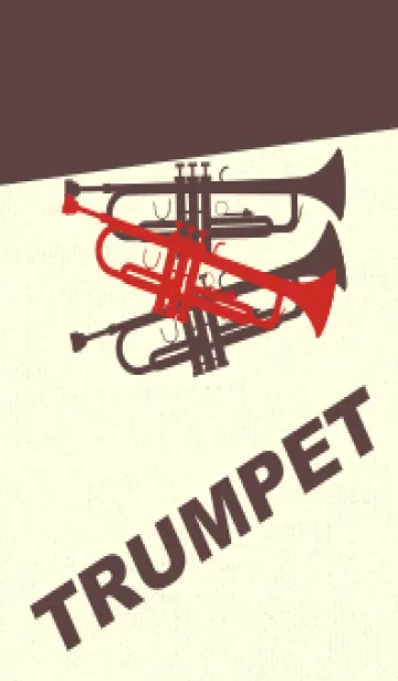 [LINE着せ替え] Trumpet CLR チェリーレッドの画像1