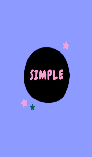 [LINE着せ替え] シンプル カラー スター 93の画像1