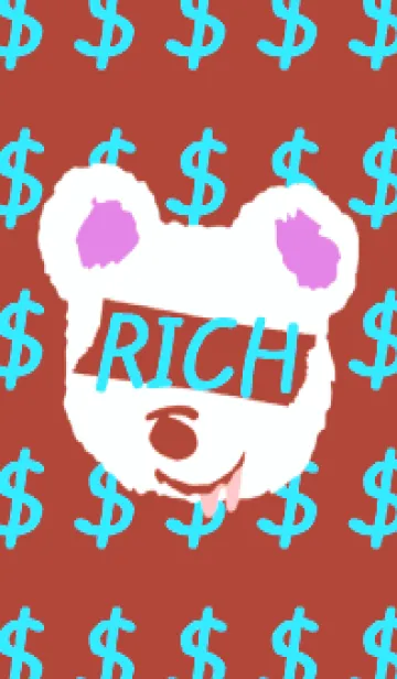 [LINE着せ替え] リッチ ベア 6の画像1