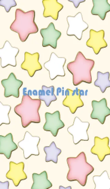 [LINE着せ替え] Enamel Pin Candy Star 107の画像1