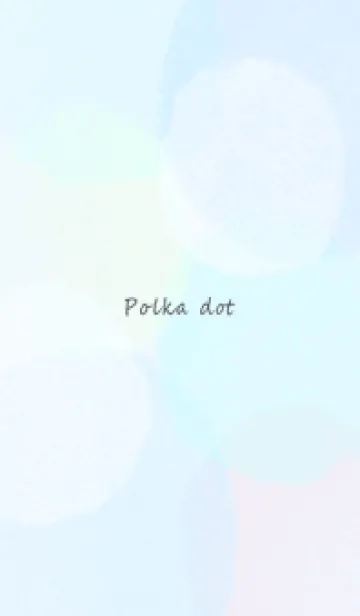 [LINE着せ替え] 水玉♡blue16_1の画像1