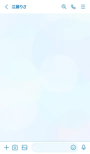 [LINE着せ替え] 水玉♡blue16_1の画像2