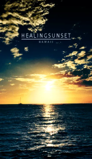 [LINE着せ替え] SUNSET BEACH - HEALING 19の画像1