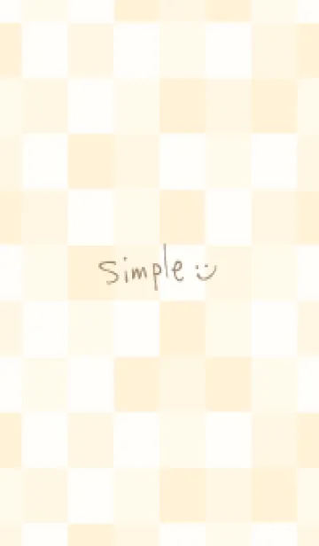 白色モザイク オレンジ4の着せ替えメイン画像