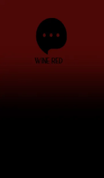 [LINE着せ替え] Black & Wine Red Theme V.4 (JP)の画像1