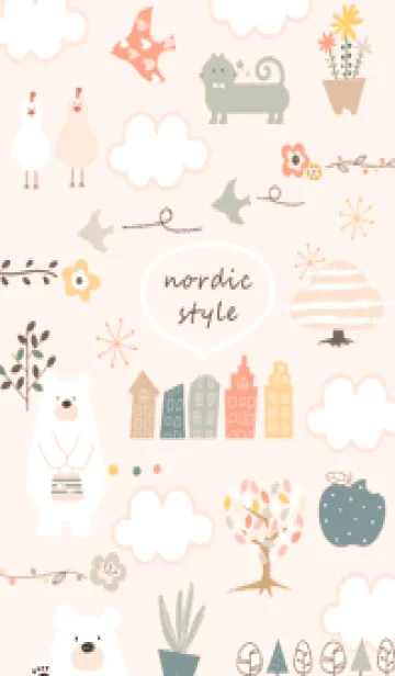 [LINE着せ替え] おしゃれ気分♡orange13_1の画像1