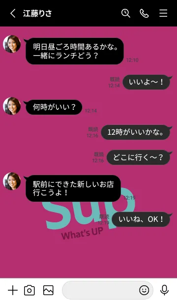 [LINE着せ替え] Sup 300の画像3