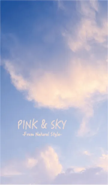 [LINE着せ替え] PINK＆SKY 22／ナチュラルスタイルの画像1