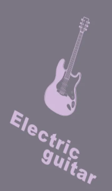 [LINE着せ替え] ELECTRIC GUITAR CLR ライラックヘイズィの画像1