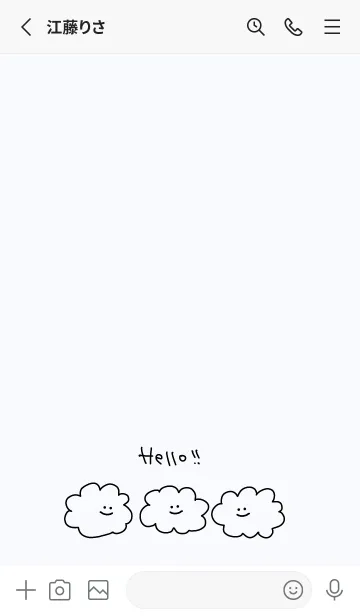 [LINE着せ替え] hello_cloudの画像2