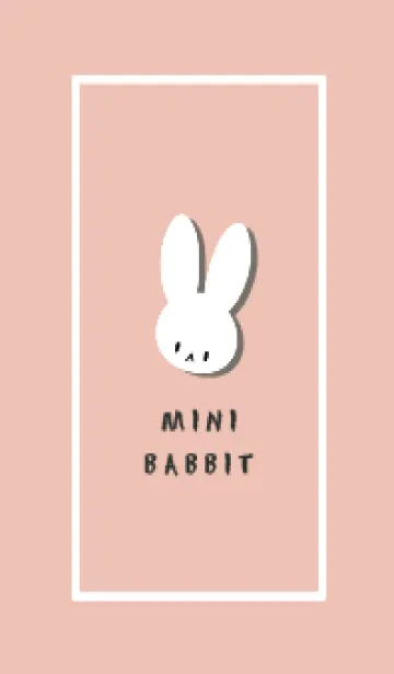 [LINE着せ替え] ホワイト ラビット 191の画像1