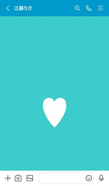 [LINE着せ替え] シンプル ハート 28の画像2