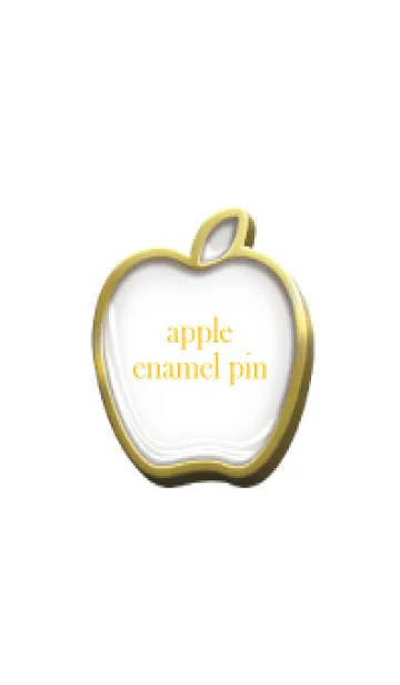 [LINE着せ替え] apple Enamel Pin 13の画像1