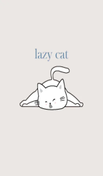 [LINE着せ替え] lazy cat..89の画像1