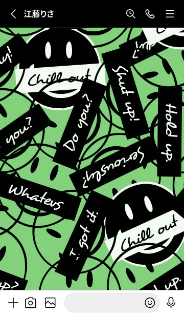 [LINE着せ替え] トーキング スマイル 49の画像2