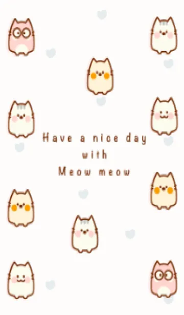 [LINE着せ替え] Little meow meow theme 3の画像1