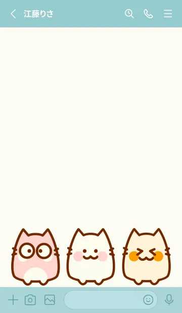 [LINE着せ替え] Little meow meow theme 3の画像2